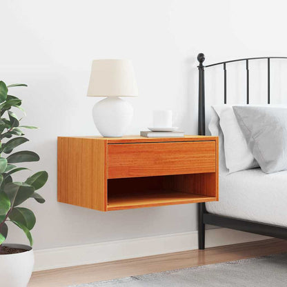 Nachttisch Wachsbraun 50 x 32,5 x 24 cm Massivholz Kiefer