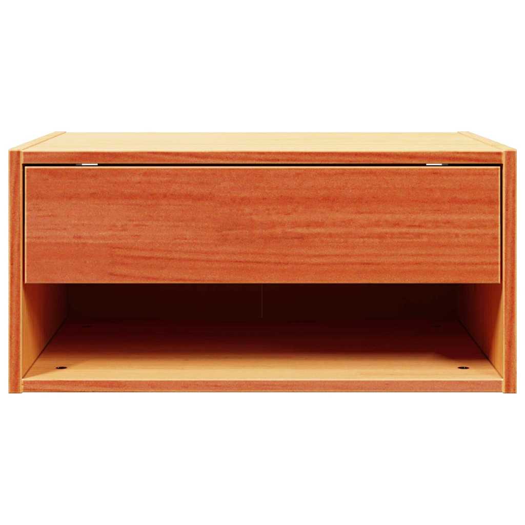 Nachttisch Wachsbraun 50 x 32,5 x 24 cm Massivholz Kiefer