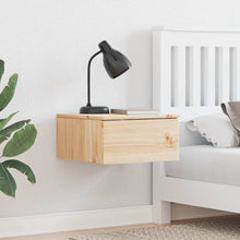 Nachttisch 2 pcs Braun 37 x 35 x 18,5 cm Massivholz Kiefer