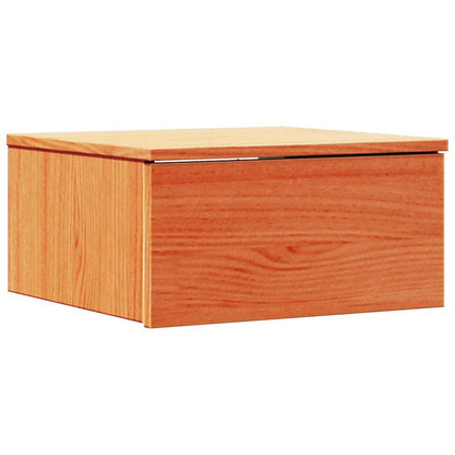 Nachttisch Wachsbraun 37 x 35 x 18,5 cm Massivholz Kiefer
