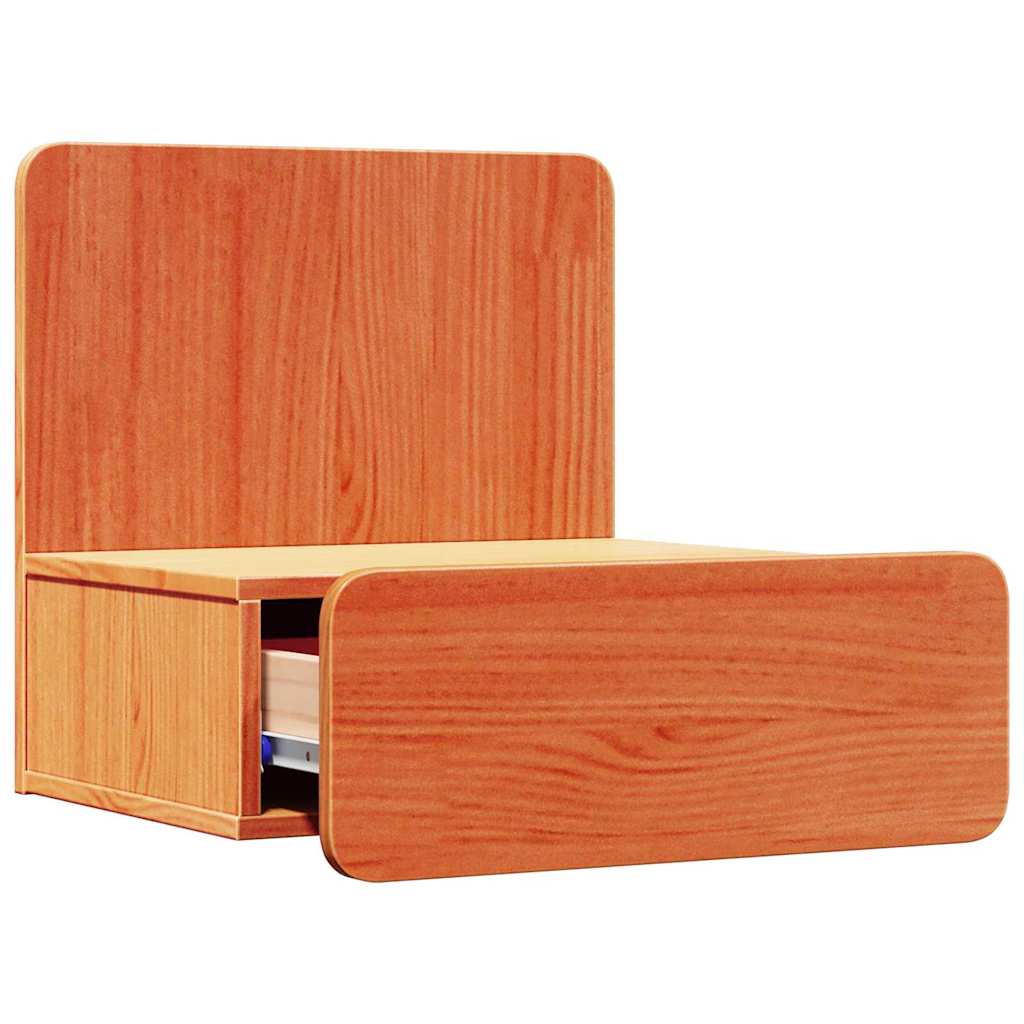 Nachttisch Wachsbraun 44 x 32,5 x 40 cm Massivholz Kiefer