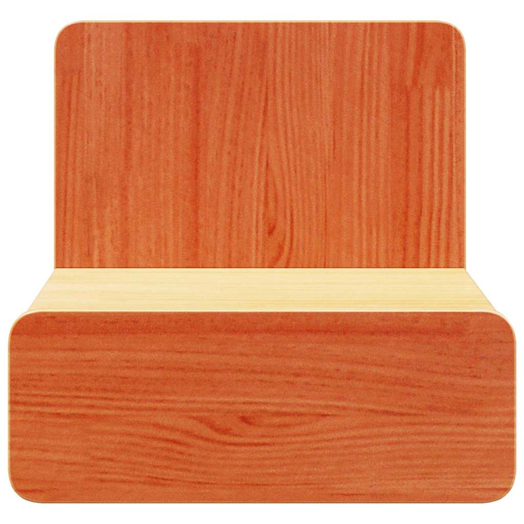 Nachttisch Wachsbraun 44 x 32,5 x 40 cm Massivholz Kiefer