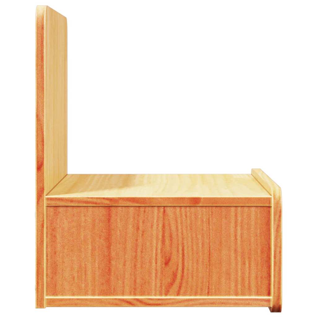 Nachttisch Wachsbraun 44 x 32,5 x 40 cm Massivholz Kiefer