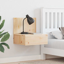 Nachttisch 2 pcs Braun 42 x 32.5 x 40 cm Massivholz Kiefer