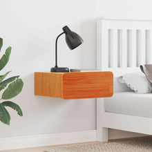 Nachttisch 2 pcs Wachsbraun 39 x 34 x 16,5 cm Massivholz Kiefer