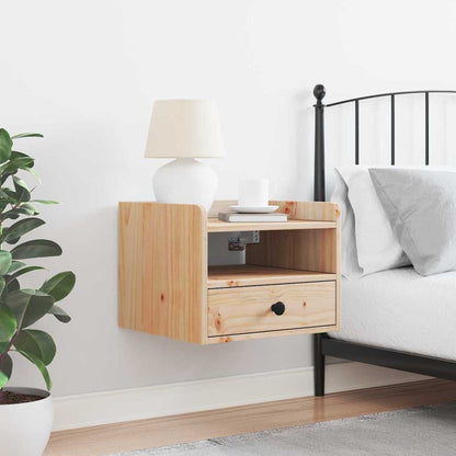 Nachttisch Braun 38 x 36 x 29,5 cm Massivholz Kiefer