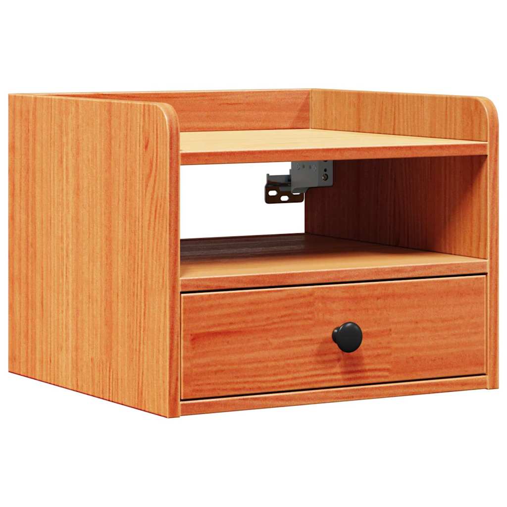 Nachttisch Wachsbraun 38 x 36 x 29,5 cm Massivholz Kiefer