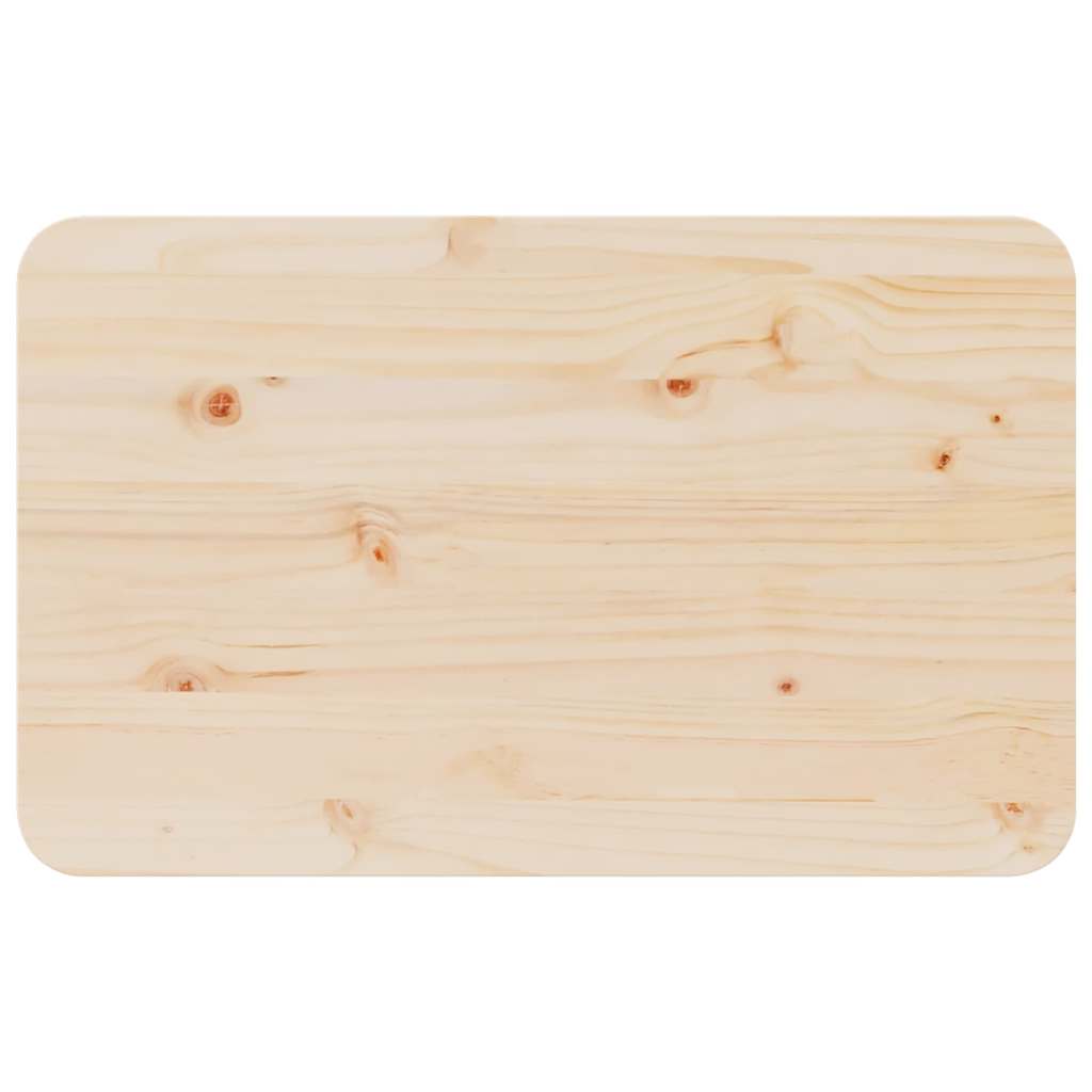 Couchtisch Natur 80 x 50 x 31 cm Massivholz Kiefer