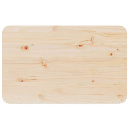 Couchtisch Natur 80 x 50 x 31 cm Massivholz Kiefer