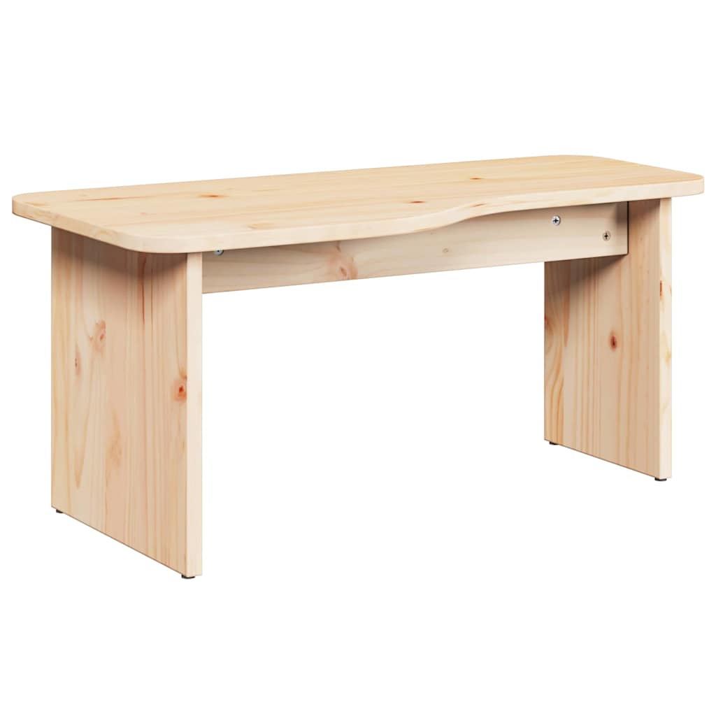 Couchtisch Natur 100 x 69 x 35.5 cm Massivholz Kiefer