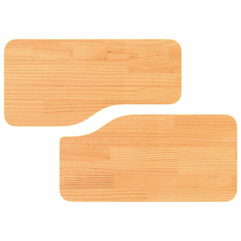 Couchtisch Wachsbraun 100 x 69 x 35.5 cm Massivholz Kiefer