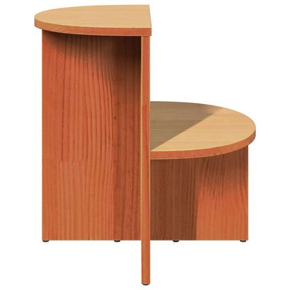 Beistelltisch Wachsbraun 50 x 40 x 50 cm Massivholz Kiefer