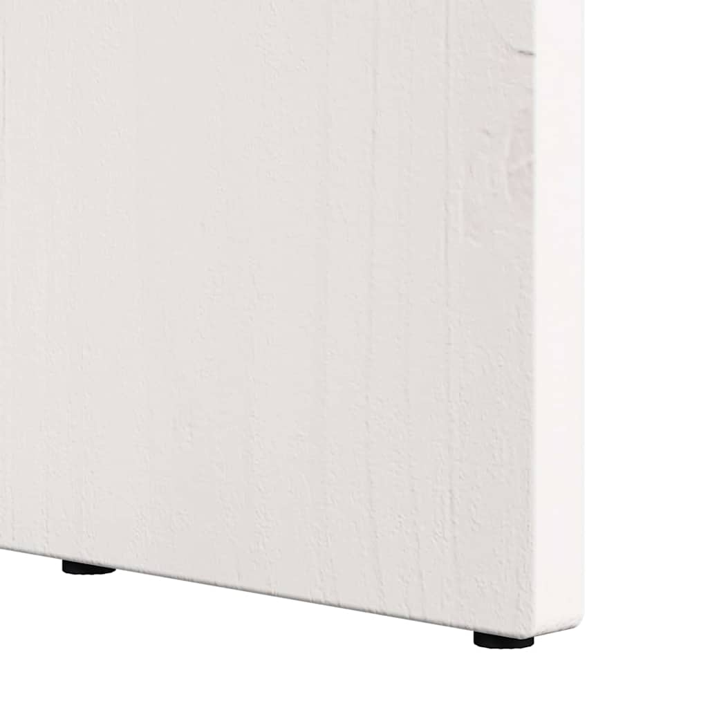 Couchtisch Weiß 50 x 50 x 35 cm Massivholz Kiefer