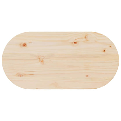 Couchtisch Natur 80 x 39,5 x 35 cm Massivholz Kiefer