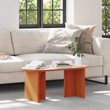 Couchtisch Wachsbraun 80 x 39,5 x 35 cm Massivholz Kiefer