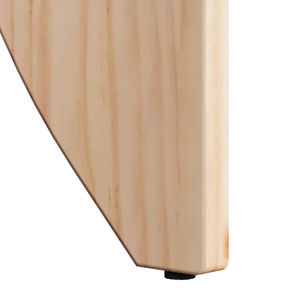 Couchtisch 2 pcs Natur 41,5 x 41,5 x 44 cm Massivholz Kiefer