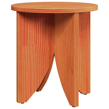 Couchtisch 2 pcs Wachsbraun 41,5 x 41,5 x 44 cm