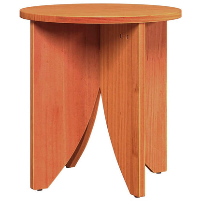 Couchtisch 2 pcs Wachsbraun 41,5 x 41,5 x 44 cm