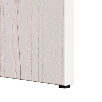 Couchtisch 2 pcs Weiß 49 x 49 x 28 cm Massivholz Kiefer