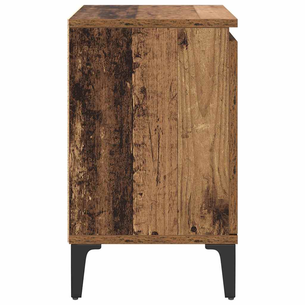 Nachttisch Altholz 40 x 30 x 50 cm Holzwerkstoff