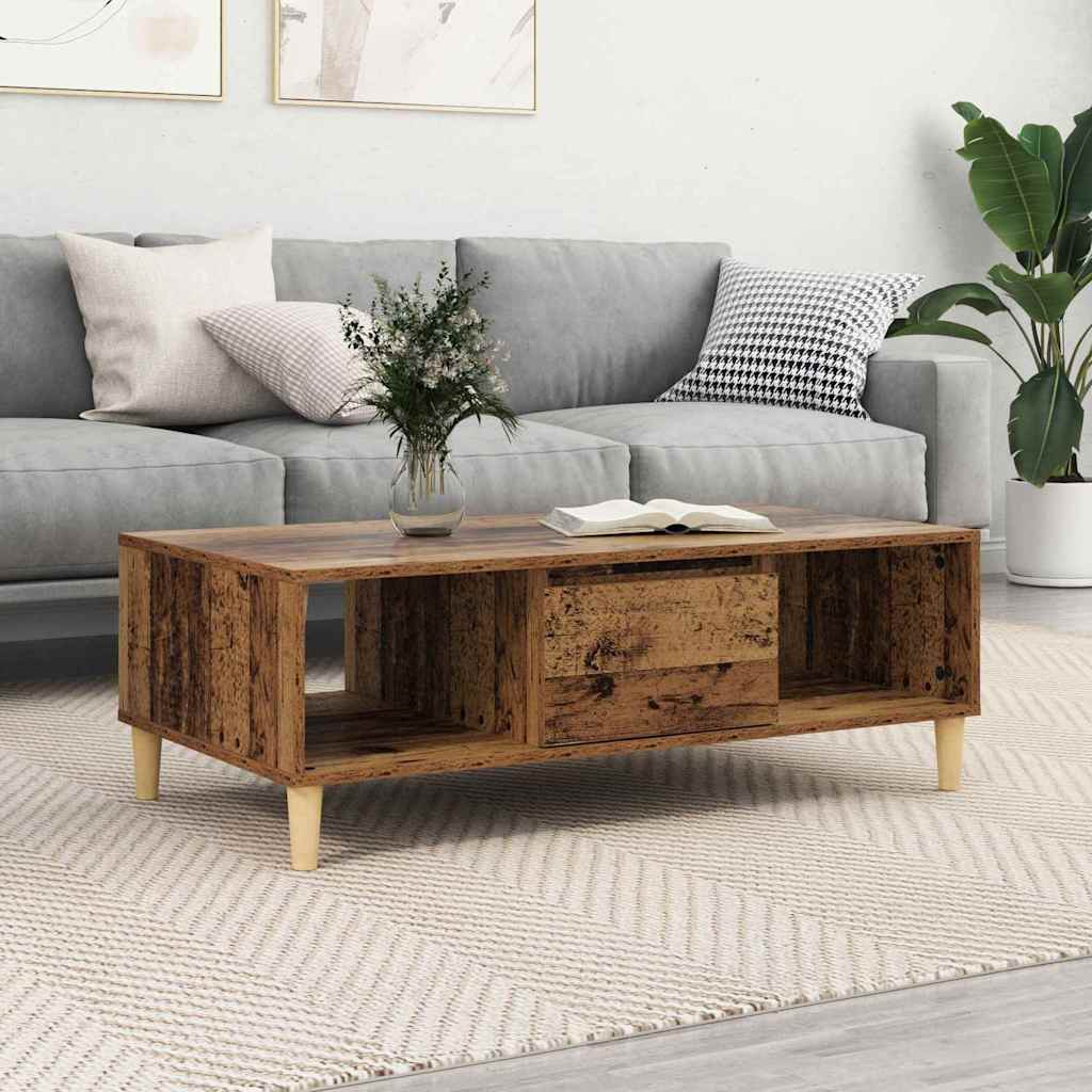 Couchtisch Altholz 103,5 x 60 x 35 cm Holzwerkstoff