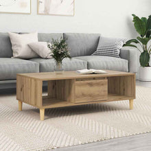 Couchtisch Artisan-Eiche 103,5 x 60 x 35 cm Holzwerkstoff