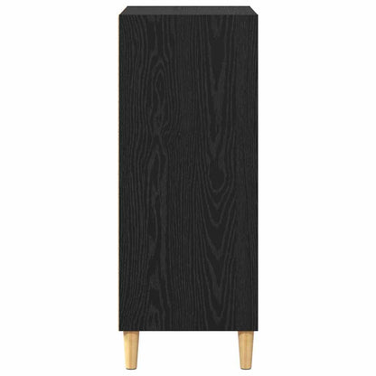 Sideboard Schwarz Eichen-Optik 57 x 35 x 89.5 cm Holzwerkstoff