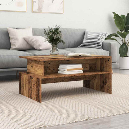 Couchtisch Altholz 90 x 55 x 42,5 cm Holzwerkstoff