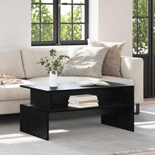 Couchtisch Schwarz Eichen-Optik 90 x 55 x 42,5 cm Holzwerkstoff