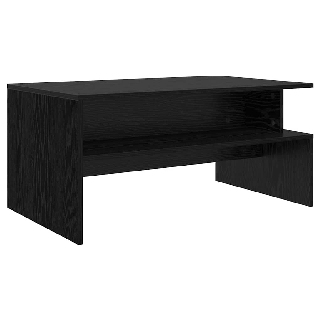 Couchtisch Schwarz Eichen-Optik 90 x 55 x 42,5 cm Holzwerkstoff