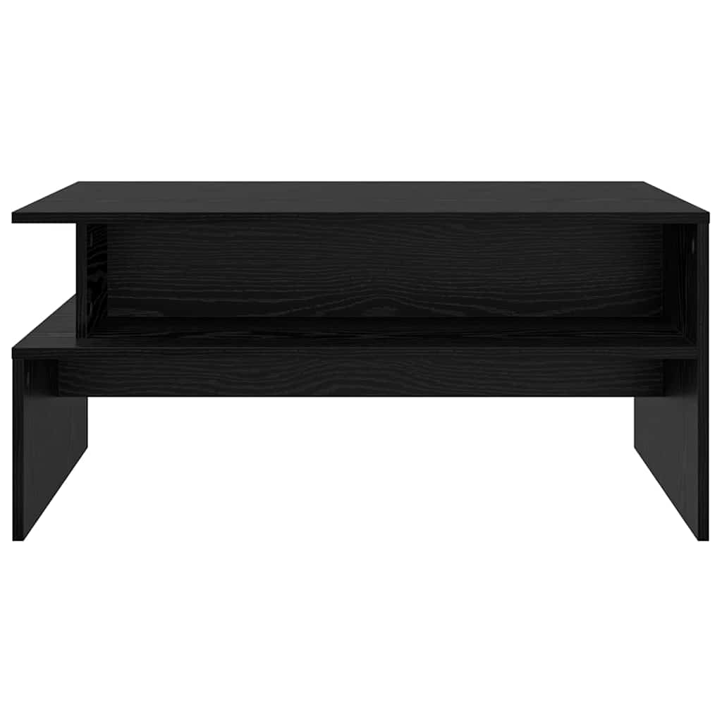 Couchtisch Schwarz Eichen-Optik 90 x 55 x 42,5 cm Holzwerkstoff