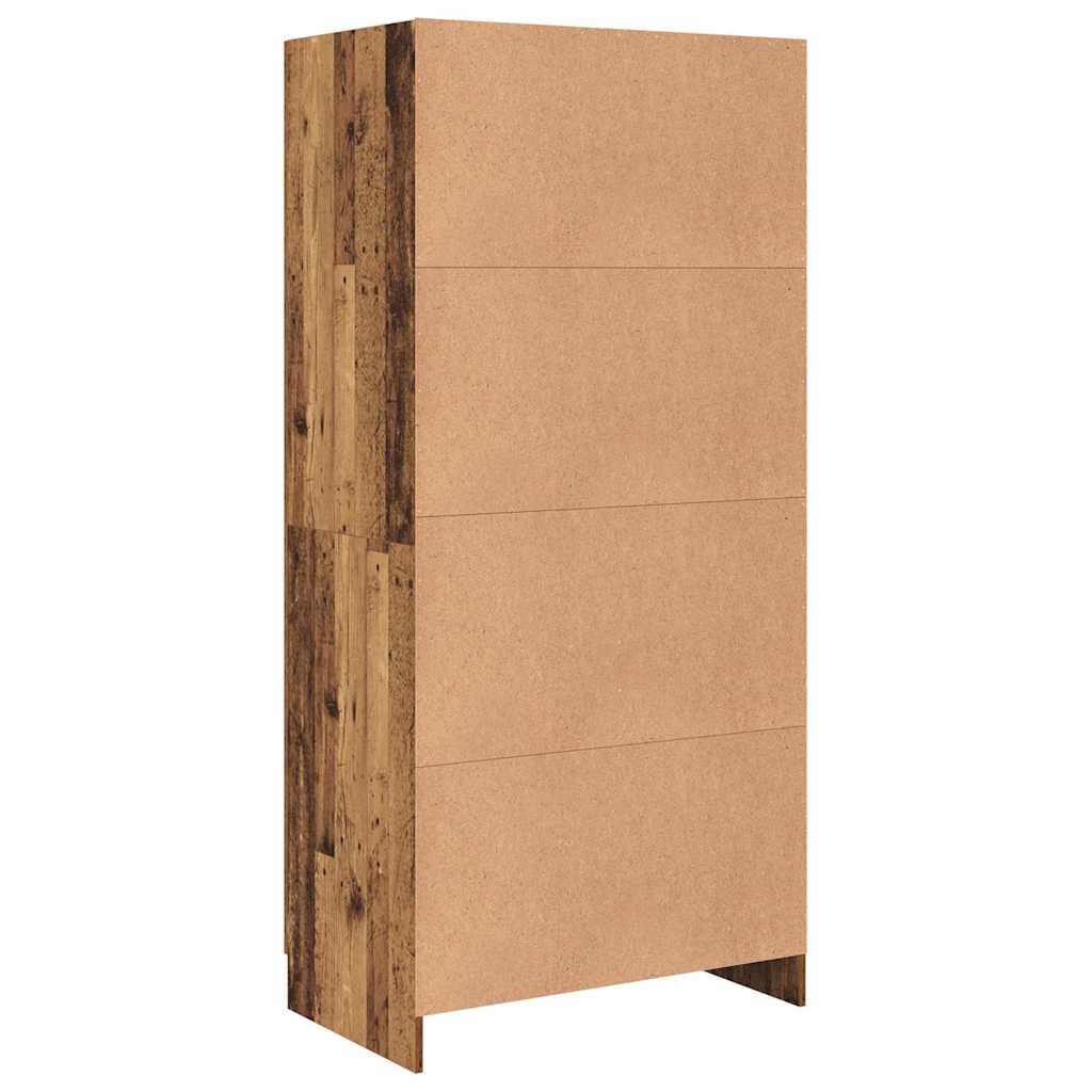 Kleiderschrank Altholz 82,5 x 51,5 x 180 cm Holzwerkstoff