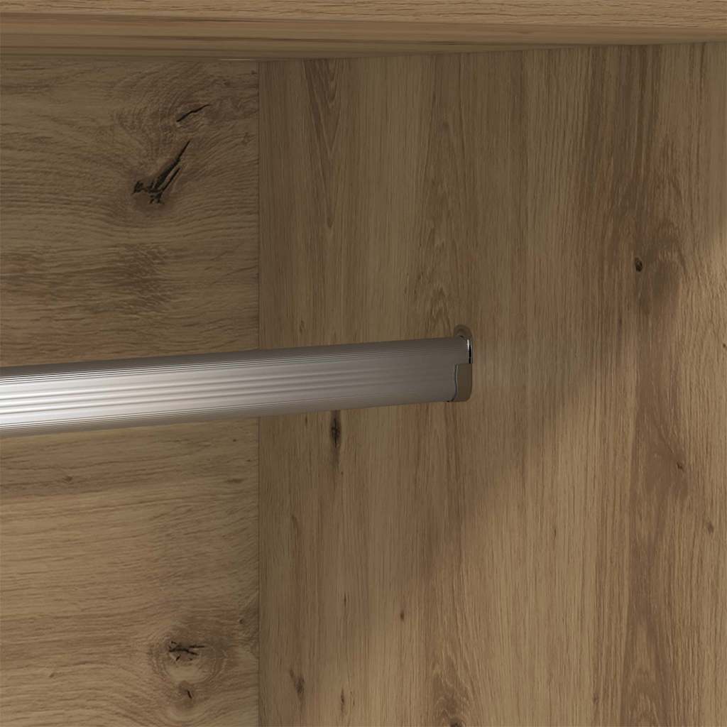 Kleiderschrank Artisan-Eiche 82,5 x 51,5 x 180 cm Holzwerkstoff