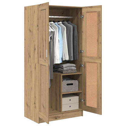 Kleiderschrank Artisan-Eiche 82,5 x 51,5 x 180 cm Holzwerkstoff