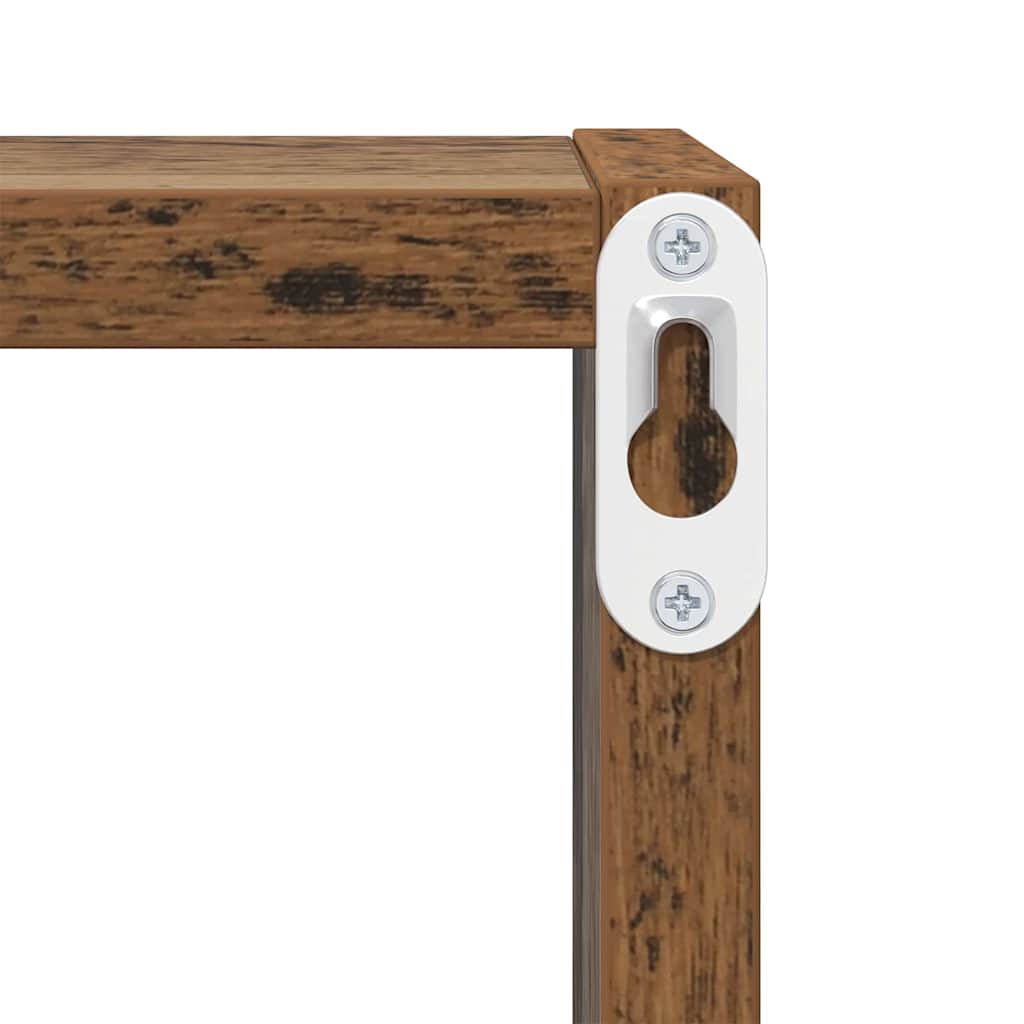Wandregale 2 pcs Altholz 26 x 15 x 26 cm Holzwerkstoff