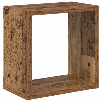 Wandregale 2 pcs Altholz 26 x 15 x 26 cm Holzwerkstoff
