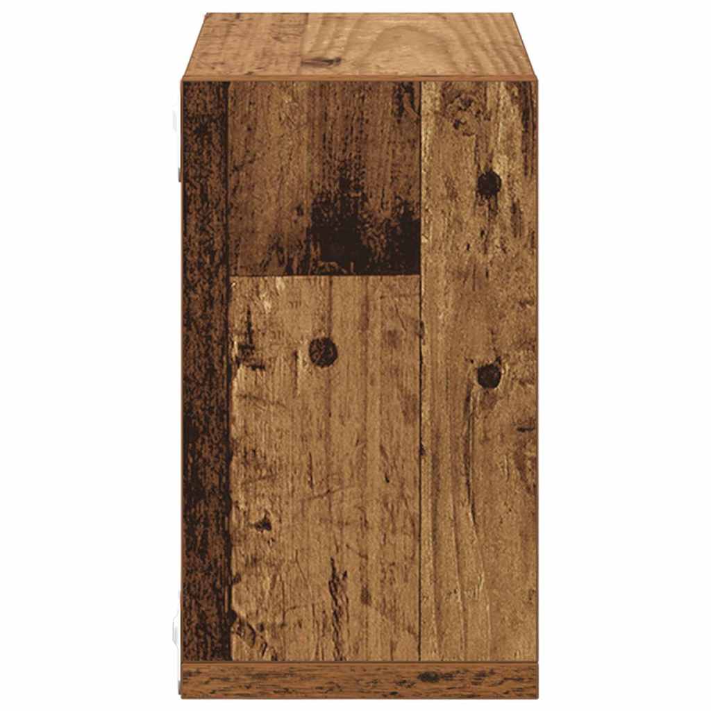 Wandregale 2 pcs Altholz 26 x 15 x 26 cm Holzwerkstoff