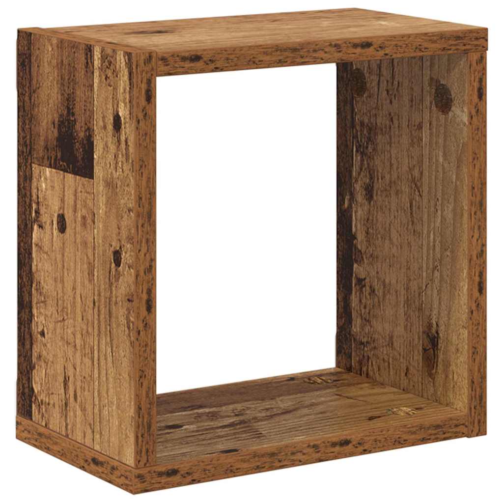 Wandregale 4 pcs Altholz 26 x 15 x 26 cm Holzwerkstoff