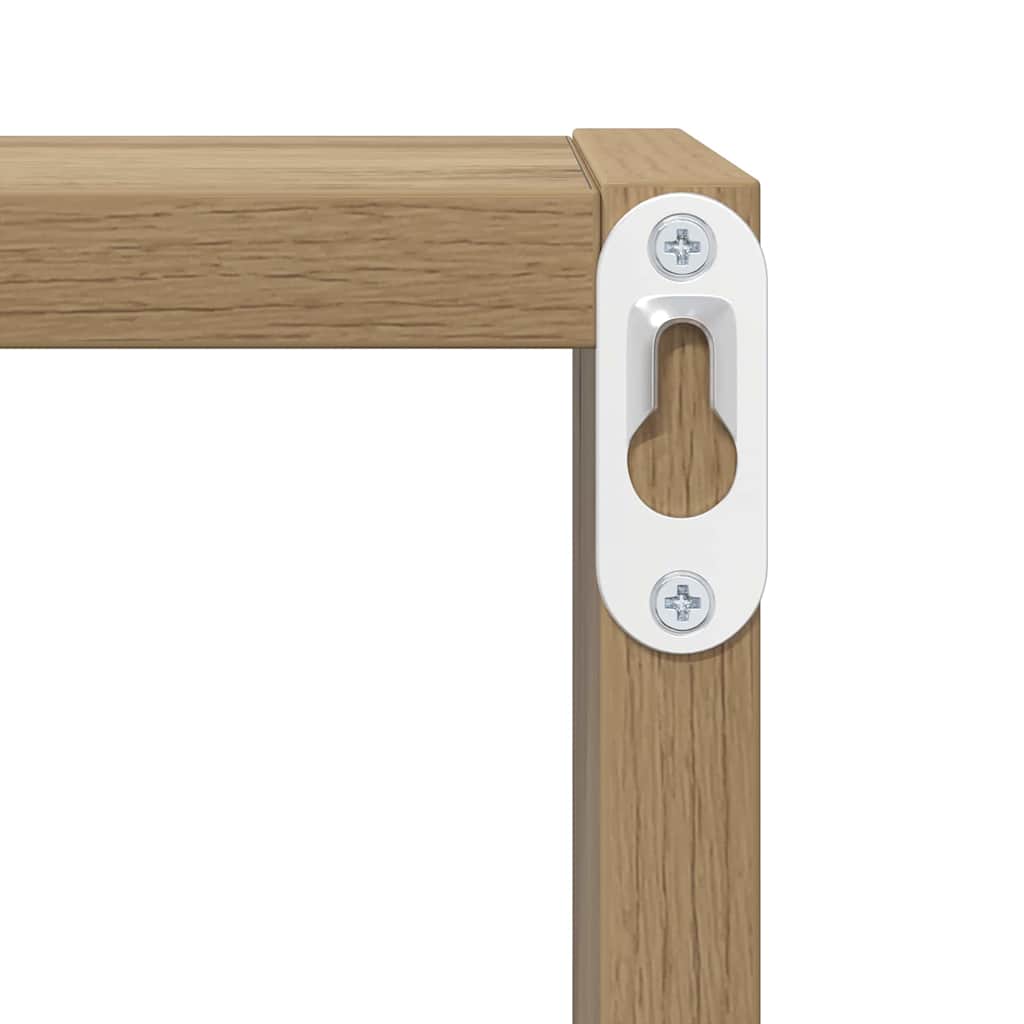 Wandregale 2 pcs Artisan-Eiche 26 x 15 x 26 cm Holzwerkstoff