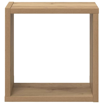 Wandregale 2 pcs Artisan-Eiche 26 x 15 x 26 cm Holzwerkstoff