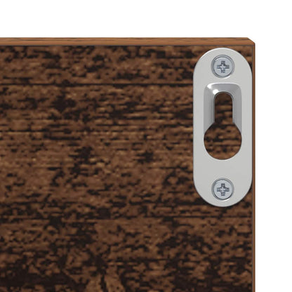 Wandregale 2 pcs Altholz 80 x 11.5 x 18 cm Holzwerkstoff