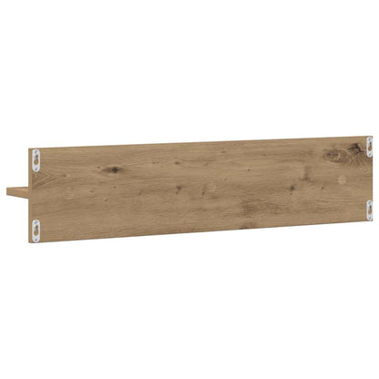 Wandregale 2 pcs Artisan-Eiche 80 x 11.5 x 18 cm Holzwerkstoff
