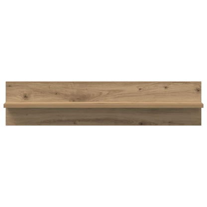 Wandregale 2 pcs Artisan-Eiche 80 x 11.5 x 18 cm Holzwerkstoff