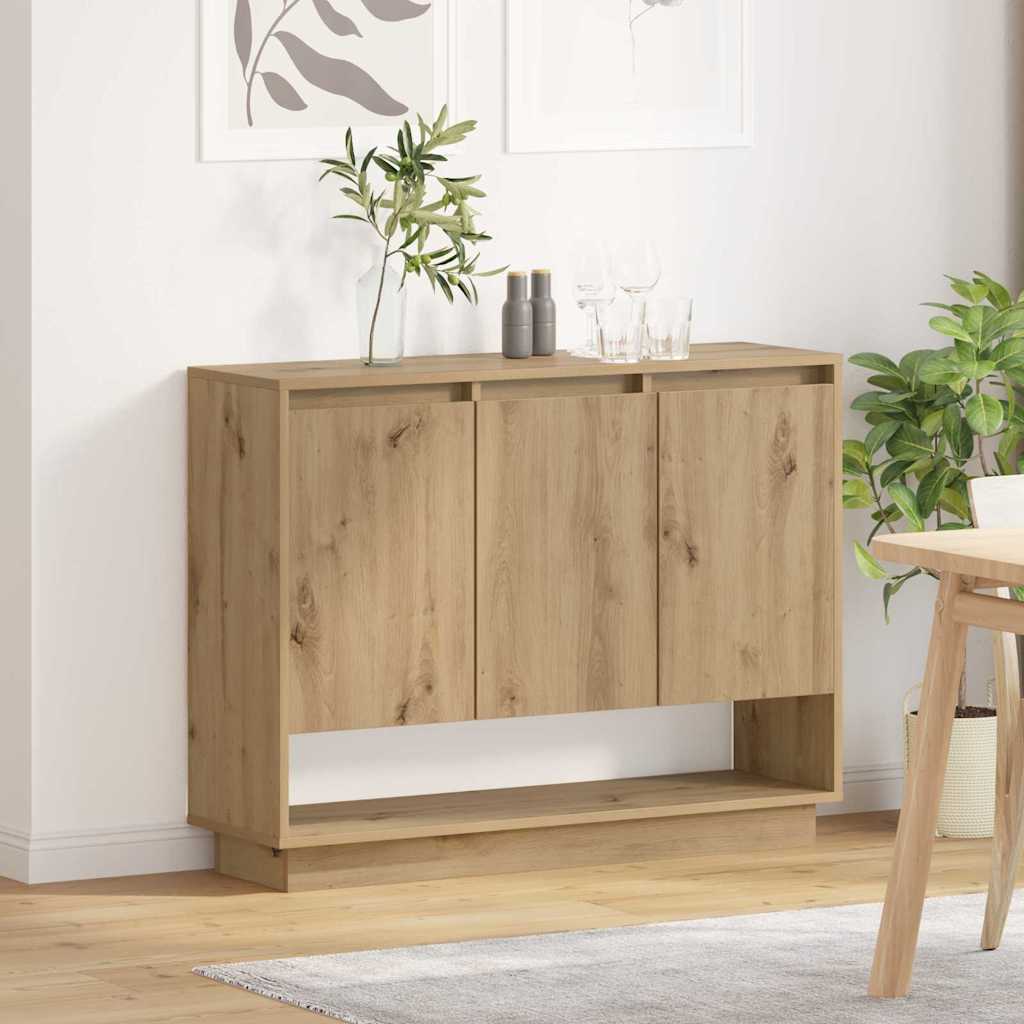 Sideboard Artisan-Eiche 97 x 29 x 75 cm Holzwerkstoff