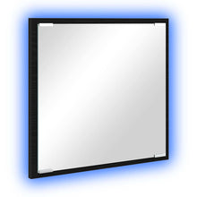 LED Badezimmer Spiegel Schwarz Eichen-Optik 40 x 8,5 x 37 cm