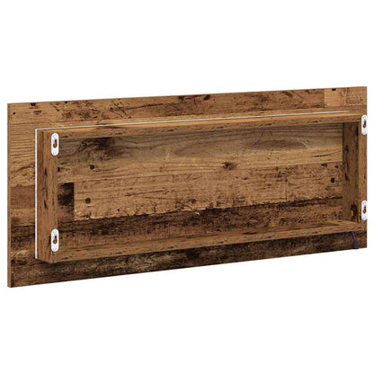 Spiegel Wandmontiert Altholz 90 x 8.5 x 37 cm Holzwerkstoff