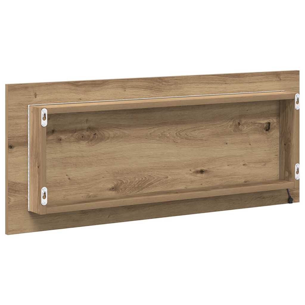 Spiegel Artisan-Eiche 90 x 8.5 x 37 cm Holzwerkstoff