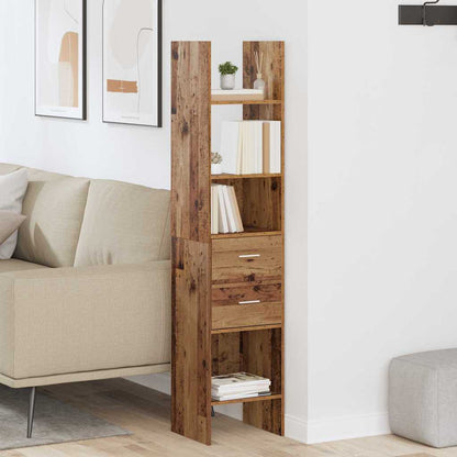 Bücherregal Altholz 40 x 35 x 180 cm Holzwerkstoff