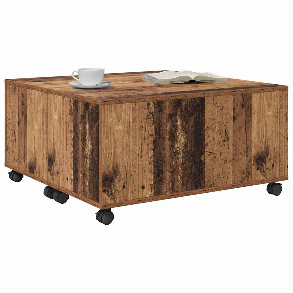 Couchtisch Altholz 75 x 75 x 38 cm Holzwerkstoff