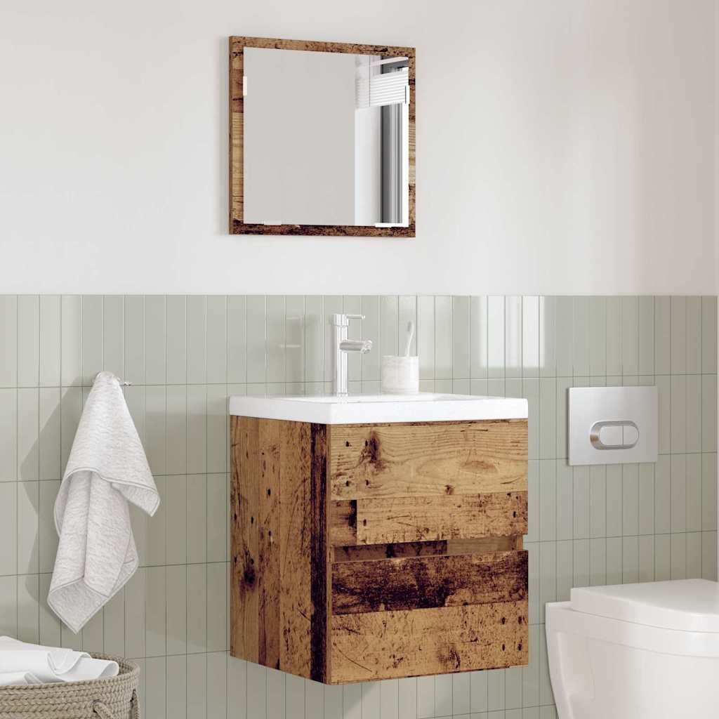 Badezimmerschrank Altholz 41 x 38.5 x 45 cm Holzwerkstoff